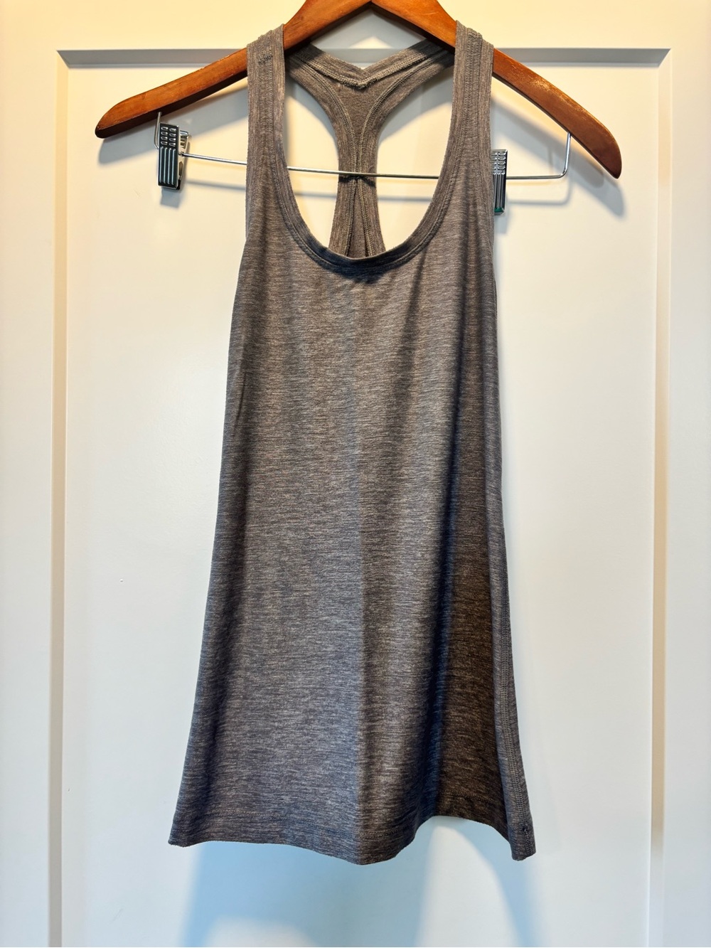 Gray Racerback Tank Top - Brand